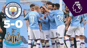City roll on with a deserved win. Highlights Man City 5 0 Newcastle Jesus Mahrez Silva Sterling Youtube