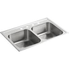 kohler toccata drop in stainless steel