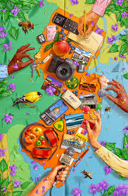 We commissioned a piece of art to represent and celebrate the New Jersey  news ecosystem