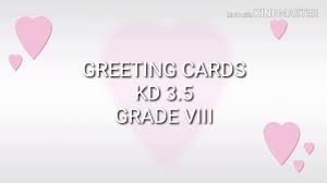Soal uas bahasa inggris kelas vii. Materi Greeting Card Kelas 8 Youtube