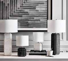 Buffet lamps, designed with slender profiles, are a perfect way to add accent lighting to your sideboard in the dining room or even a narrow table in your entryway. Buy Amara Marble Table Lamp Online Pottery Barn Uae