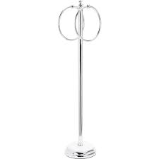 We have a large selection of beautiful towel rails & towel rings. Opera Floor Standing Double Towel Ring