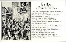 The song was composed by herms niel in the 1930s, and it soon came into usage by the wehrmacht, especially the heer and, to a lesser extent. Auf Der Heide Bluht Erika Volkslieder Archiv