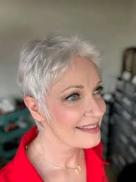 At 56 I don't want to have to mess with my hair. Short hair is so easy.