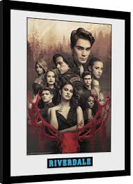 Apa, lili reinhart, camila mendes, cole sprouse. Riverdale Season 3 Gerahmte Poster Bilder Kaufen Bei Europosters