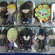 Mob Psycho 100 Rubber Strap Shigeo Ritsu Dimple Teru Hanazawa Arataka Reigen Mob Psycho Mob Psycho 100 Psycho 100