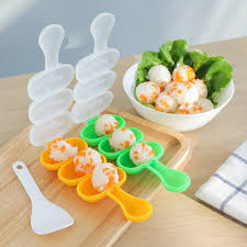 2Pcs/Set Baby Rice Ball Mold Shakers Food Decoration Kids Lunch DIY Sushi  Maker Mould Kitchen Tools Bento Accessories | Daraz.pk