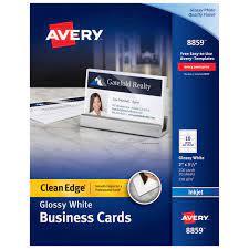 Our atlanta business card printing services are providing high quality designs with best designs. Avery Printable Business Cards Inkjet Printers 200 Cards 2 X 3 5 Clean Edge Heavyweight Glossy 8859 White Buy Online At Best Price In Uae Amazon Ae