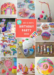 You'll be able to make an apron for mom in a quick, easy and inexpensive way by following the instructions for making this pillowcase apron at favecrafts. Arts And Crafts Birthday Party For Kids My 20 Best Ideas Artbar
