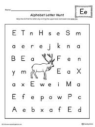 Alphabet Letter Hunt Letter E Worksheet Alphabet Letter Hunt Letter O Worksheets Letter S Worksheets