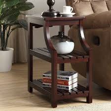 Wood Side Table With Power Dock And Built In Usb Espresso Walmart Com In 2020 Side Table Wood Chair Side Table Contemporary Side Tables
