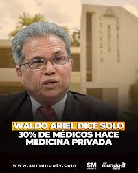 El presidente del Colegio Médico Dominicano (CMD), Waldo Ariel Suero,  respondió a las declaraciones del director de la DIDA, Elías Báez, sobre el  cobro de copagos, destacando que no todos los médicos ...