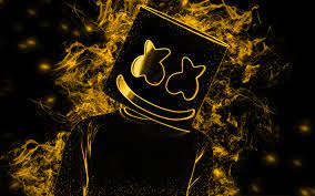 Browse millions of popular marshmello wallpapers and ringtones on zedge and personalize your phone to suit you. Download Wallpapers Dj Marshmello Golden Art Black Background Golden Smoke American Dj Edm Marshmello Besthqwallpapers Com Cool Wallpapers Music Black Background Wallpaper Creative Art