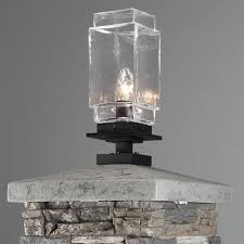 The Tower Outdoor Pier Mount By Hammerton Studio Is Ideal For Outdoor Areas Already Equip Blown Glass Lighting Hand Blown Glass Lighting Outdoor Light Fixtures