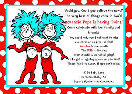 She may not be able to sell them, but posting them free wouldn't hurt anyone. Thing 1 And Thing 2 Baby Shower Invitations Online