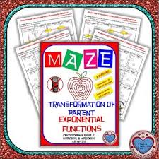 Maze Domain Range Asymptote Y Intercept Of Exponential Function V1 V2 Exponential Functions