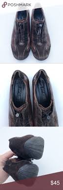 Paul Green Brown Leather And Suede Sneakers Paul Green Brown