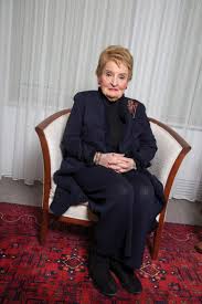What does the albright institute look like? Madeleine Albright And Amy Poehler Aren T Taking Any More Guilt Trips