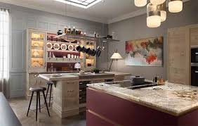 Dark wood kitchen cabinets and trim with travertine tile backsplash and warm granite. The New Kitchen Design Mantra Don T Be Afraid Of The Dark