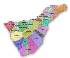 Tenerife is the largest of the 7 canary islands. Tenerife Mapa De Municipios 2 Larendija Es