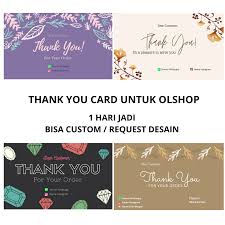 Kartu ucapan olshop bahasa indonesia. Isi 100pcs Kartu Ucapan Terimakasih Untuk Olshop Bisa Custom Thank You Card Thanks Card Kartu Ucapan Terimakasih Greeting Card Label Alamat Olshop Lazada Indonesia