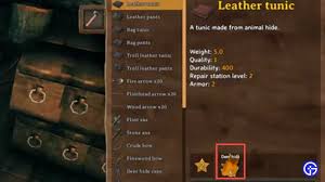 You should now have water in your cauldron. How To Get Leather Armor In Valheim Craft Make The Set