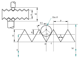 Derive An Expression For Three Wire Methods In Screw Thread