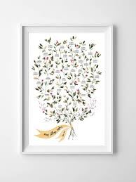 custom family tree family tree print family history