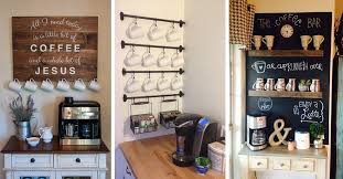 Here's a quick look at the easy, diy coffee station i put together for my tiny galley kitchen. 35 Best Coffee Station Ideas And Designs For 2021