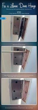 Most hinge problems can be solved with nothing. Door Hinge If The Screws In A Door Hinge Have Come Loose This Is The Way To Fix Them Keeping The Loose Screws In Door Frame Repair Door Hinge Repair Hinges