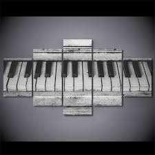 Black And White Photo Canvas Wall Art Old Music Piano Keys Keyboard Black And White Wall Art On Canvas Panel Print Poster We Have 2 Options For White Wall Art Black And White Wall Art Canvas Frame