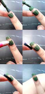 Looking For Some Cool Diy Nail Art Ideas Our Awesome List Of Nail Art Tutorials Are Not Impossible To Do At Home Th In 2020 Diy Nails Diy Acrylic Nails Green