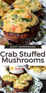 Thanksgiving leftovers cornbread stuffing stuffed mushrooms toot sweet 4 two from www.tootsweet4two.com this southern specialty needs to be on your holiday table—cornbread gives stuffing a sweeter taste, and adds a little something new to your turkey day feast. Crab Stuffed Mushrooms Big Bear S Wife