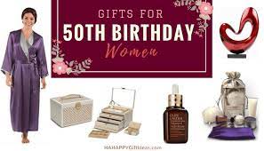 We have selected the best 20 gifts available online for you through our unique research by experienced researchers, that leaves almost no chance for you to go wrong with your choices. The Best 50th Birthday Gifts For Women Hahappy Gift Ideas