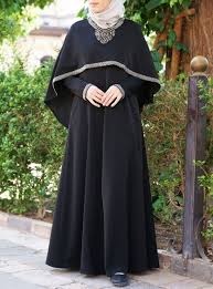 Beaded Caped Abaya Gown Islamic Clothing Hijab Fashion Inspiration Abayas Fashion
