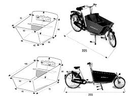 Bakfiets Size Abmessungen Lastenfahrrad Fahrrad Rad