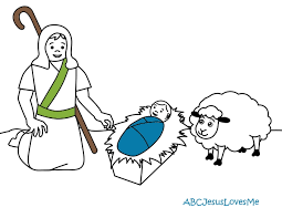 Shepherds Worship Baby Jesus Abcjesuslovesme