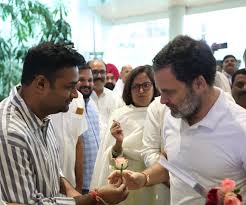 With my leader Shri @rahulgandhi ji #BharatJodoYatra