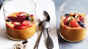 Coconut Sugar Sabayon With Fresh Summer Fruit Summer Fruit