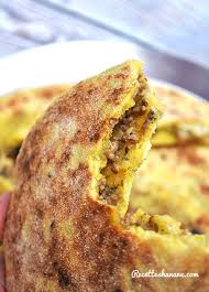 Là aussi, notre recette t'aide avec des 4 ajoute les brins de thym et le beurre directement sur la viande et mets le plat au milieu du four préchauffé. Batbout Farci A La Viande Hachee Recettes By Hanane