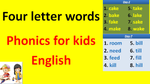 Nato phonetic alphabet online translator. 4 Letter Words In English Four Letter Words Phonics For Kids Youtube
