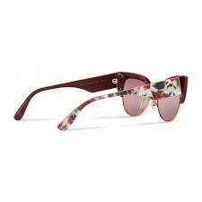 295 results for fendi cat eye sunglasses. Dolce Gabbana Cat Eye Sunglasses In Floral Print Acetate Burgundy Dolce Gabbana Eyewear Avvenice