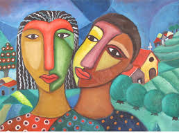 East African Encounters Contemporary Art From Kenya And Tanzania Indigo Arts Painter working, reflection 1993, social warden is sleeping (big sue) 1995.
