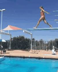 Along with track & field athletics and gymnastics, it is one of the most popular spectator sports at the games. Diving Off A Diving Board Gifs Tenor
