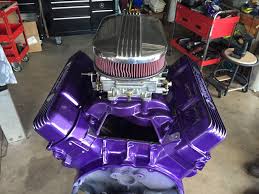 66 auto color 700hp mopar engine paint project