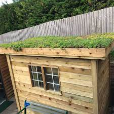 After measuring your shed dimensions and taking note of the length and width at each end, find a large, level surface (as close to. Green Roofs For Garden Buildings Turfonline