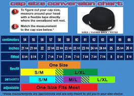 Hat Size Chart Flexfit Hat Sizes