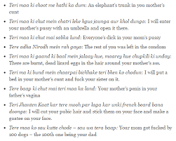 If you want to know how to say swearing in hindi, you will find the translation here. A Collection To Show Just How Great And Creative Hindi Insults Can Be Imgur