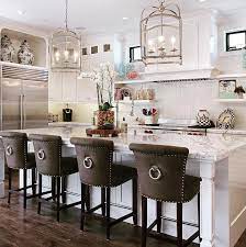 With chrome nailhead trim and a slightly curved back, the. Nice Classy Kitchen Bar Stools Addition To Your Kitchen Https Hometoz Com Classy Kitchen B Stools For Kitchen Island Classy Kitchen Bar Stools Kitchen Island