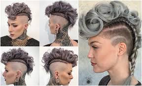 Iro Stylen Lange Haare Locken Geflochten Hairstyles Irokesenschnitt Mohawk Frisur Irokese
